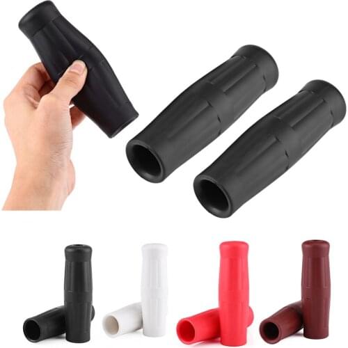 Car-Styling 1 Pair Handlebar Hand Grips 1"-7/8" Universal Motorcycle Bike Vintage Classic Handlebar Hand Grips Bar Black
