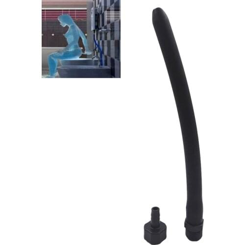 CamaTech 25CM Large Shower Douche Universal Silicone Comfort Nozzle Enema Attachment Cleaning Anal Vagina Syringe System Sex Toy