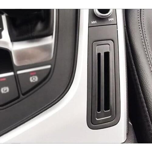 Black Vehicle Card Inserter Device Car Storage Box For Audi A4 2016-2018