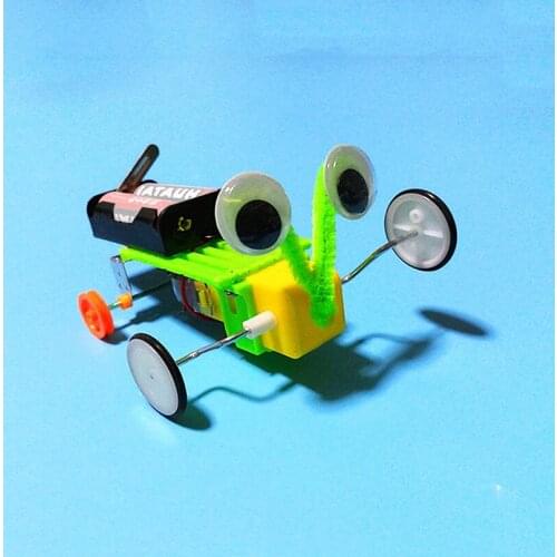 DIY Electric Plastic Robot Reptile Model Children Invention Assemble Science Experiment Toys Birthday Gifts
