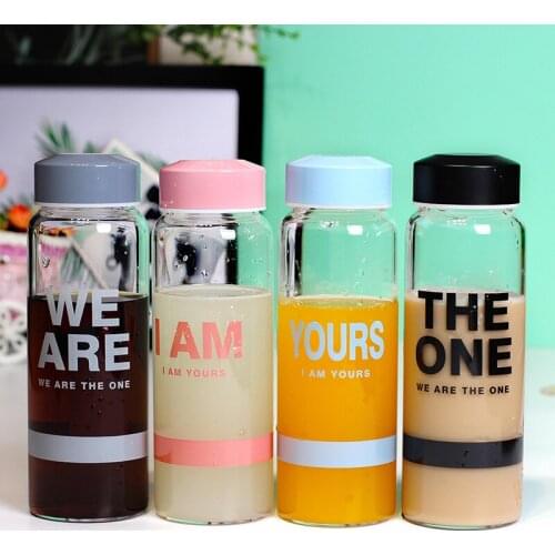 Feeyue Glass Water Bottles