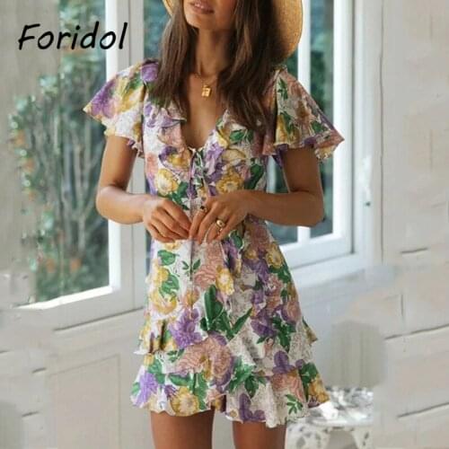 Foridol Colored Summer Dresses