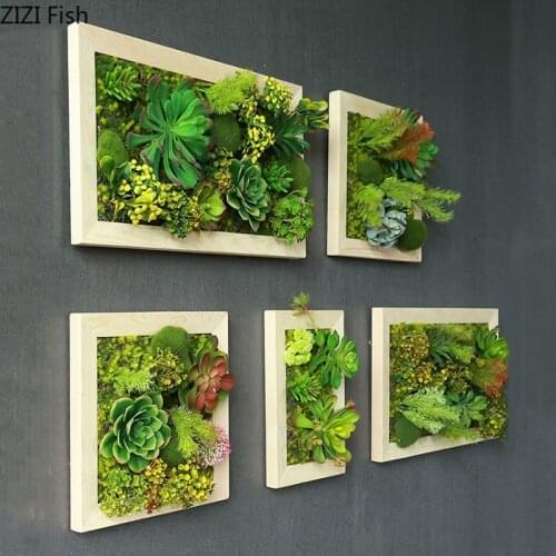 Artificial Flowers Wall Hanging Living Room Decoration Background Ornaments Simulation Floral Green Plants Room Decor Aesthetic