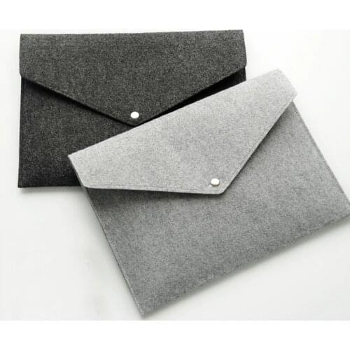 Korea A4 Chemical Felt File Folder Durable Briefcase Document Bag Paper File Folders for School office Stationery Supplies