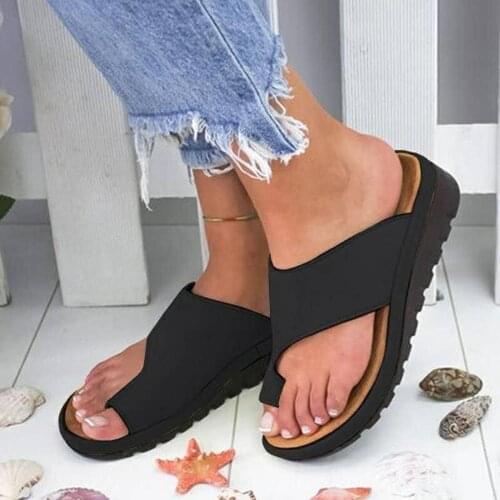 Summer Outdoor Slippers Womens Summer Big Toe Foot Correction Sandals Women Bunion Corrector Shoes Chaussure Femme 2021