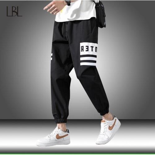 Streetwear Pockets 2021 Mens Jogger Pants Hip Hop Sweatpants Joggers Trousers Tactical Mens Pants Cargo Harem Pants Men Clothes