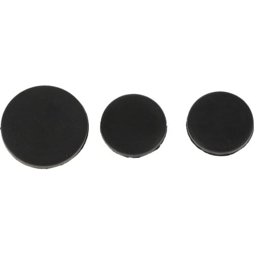 3PCS RUBBER TAILGATE PLUG SET SPARE TIRE CARRIER DELETE FOR JEEP JK WRANGLER