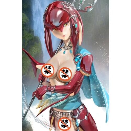 Print silk or canvas zelda Princess Mipha sexy girl game art poster 16x24 24x36 inch custom living room bedroom hanging picture