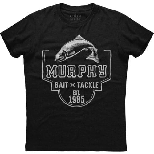 Murphy Bait Tackle EST 1985 Angler Gift T-Shirt. Summer Cotton O-Neck Short Sleeve Mens T Shirt New S-3XL