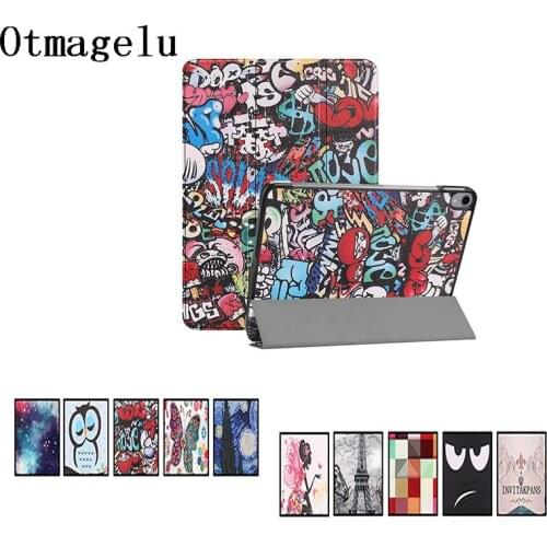 Full Screen Tablet Holster Magnetic Smart Case For Apple Ipad Pro 11 inch Cartoon PU Shockproof Protective Cover For Apple 2018
