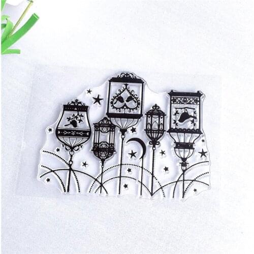 12*8.5 Vintage Lights Craft Transparent Silicone Stamp for Scrapbooking DIY Photo album Decorative Clear Stamps Sheet