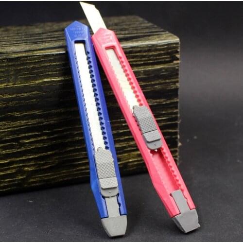 DIY Folding Utility Knife Metal Art Unpacking Envelope Office Paper Cutting Art Knife for School Office Stationery Cutting Tool