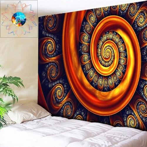 Whirlwind Mandala Tapestry Wall Hanging Boho Wall Decor Hippie Tapestry Bohemian Decoration Psychedelic Tapestry Wall Fabric Rug