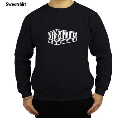 Nekromantix Logo Retrno Vintage hoodie Size Free Shipping Printed Round Men sweatshirt Cheap Price Top sweatshirt sbz8225