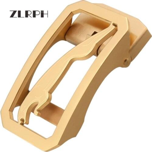ZLRPH High quality stainless steel leather led automatic buckle men auto Buckle Accessories