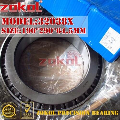 ZOKOL 32038 X bearing 32038X 2007138E Tapered Roller Bearing 190*290*64.5mm