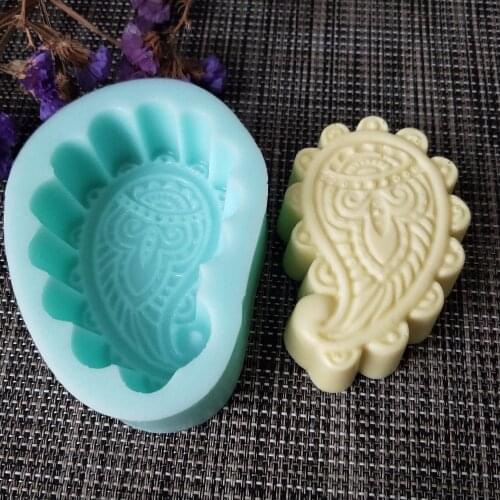 3d eyes of Fatima Emboss handmade soap making molds silicone soap mould candle paisley art mold resin clay mold PRZY QT0120