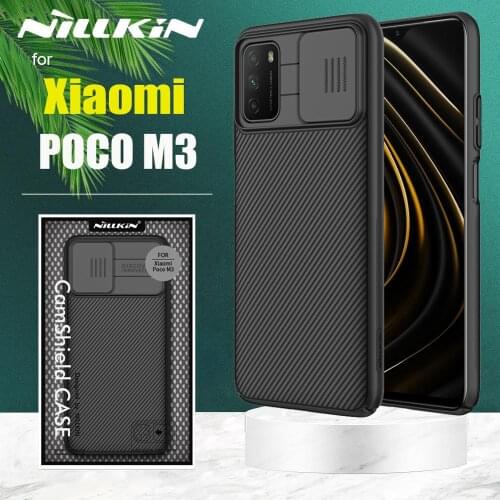 For Xiaomi Poco M3 Case Nillkin Camshield Camera Protection Phone Case Lens Protective Cases For Xiaomi Poco M3