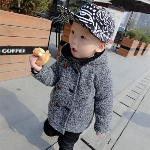 Kids Boys Coat Autumn Winter Boys Jacket For Boys Children Clothing Hooded Outerwear Baby Boy Clothes 12M 18M 2t 3t 4 6 Year