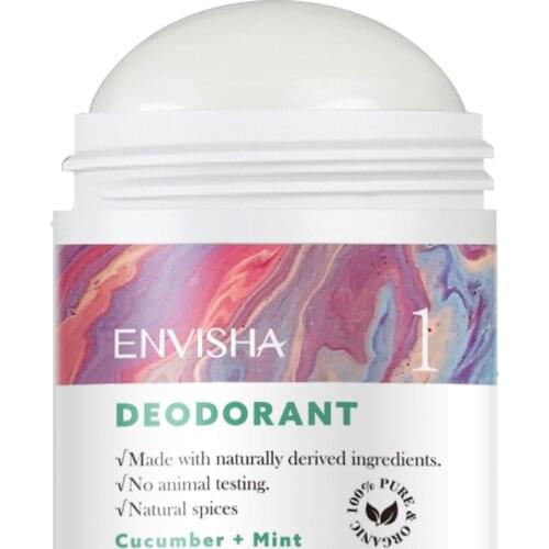 ENVISHA Deodorant For Women Men Cucumber Mint Body Odor Dew Sweat Remove Underarm Odor Antiperspirant Refreshing Body Skin Care