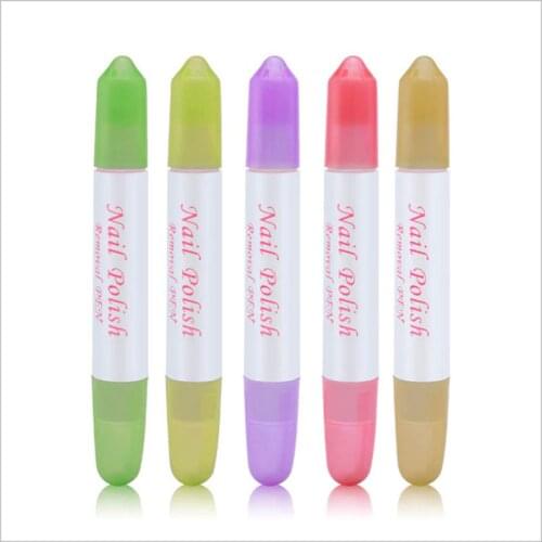 Hotsell 2 Pcs Nail Art Corrector Pen Remove Mistakes + 3 Tips Newest Nail Polish Corrector Pen Cleaner Erase Manicure