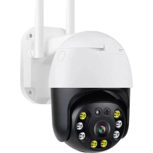 Outdoor 5MP HD IP Camera WiFi 4X ZOOM PTZ Dome AI Human Detection CCTV Surveillance Full Color Remote Access ICSee App