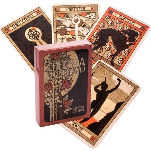 Chelsea Lenormand Tarot Cards Divination Deck English Version Entertainment Board Game Playing Cards With PDF Guidebook