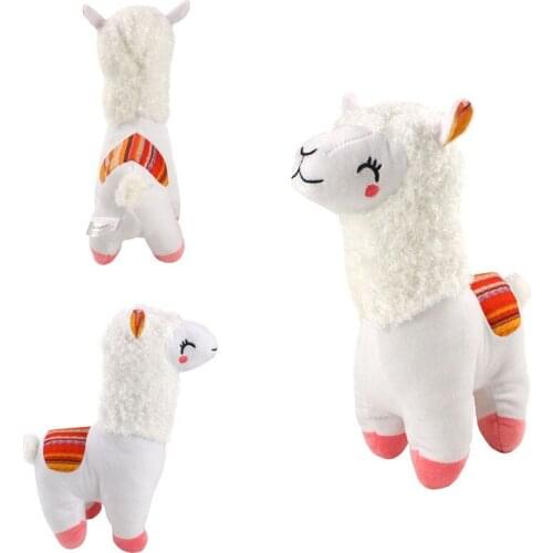 Hot new 26cm plush soft Cute Alpaca Grass mud horse high quality kids toys Soothing doll decoration birthday gift for friend