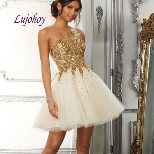 Lujohoy Womens One Shoulder Dresses