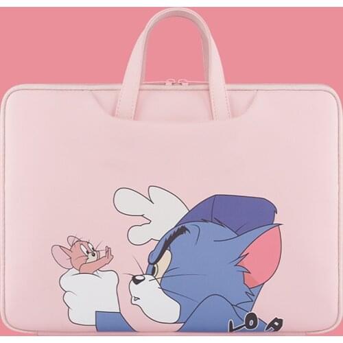 Kawaii Cartoon Print Laptop Cases Cute 2021 12inch 13 inch 14 inch 15.6 Inch Computer Protective Cover Travel Bag For Women
