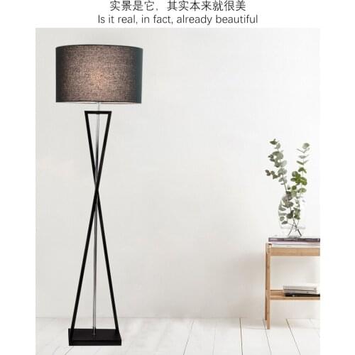 Living room floor bedroom Nordic minimalist modern creative personality iron retro vertical desk lamp Postage free XU