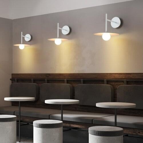 Wall lamp minimalist postmodern designer cafe bar table lamp Nordic creative study bedroom room wall lamp
