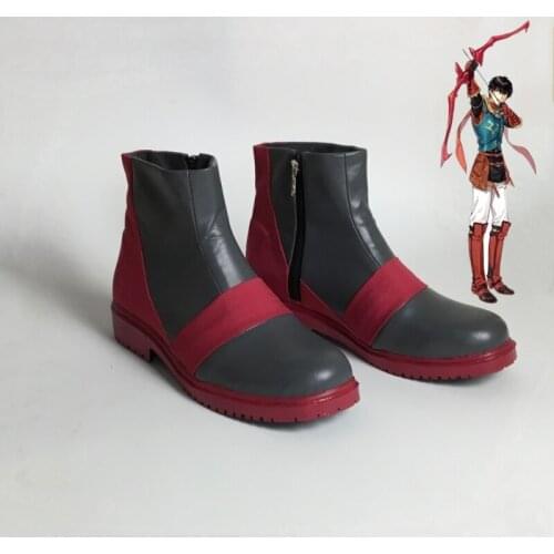 New Anime Fate/Grand Order Archer Arash Cosplay Shoes Halloween Cosplay Shoes Size 35-45