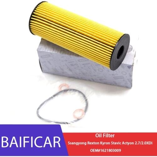 Baificar Brand New Genuine Oil Filter 1621803009 For Ssangyong Rexton Kyron Stavic Actyon 2.7/2.0XDi