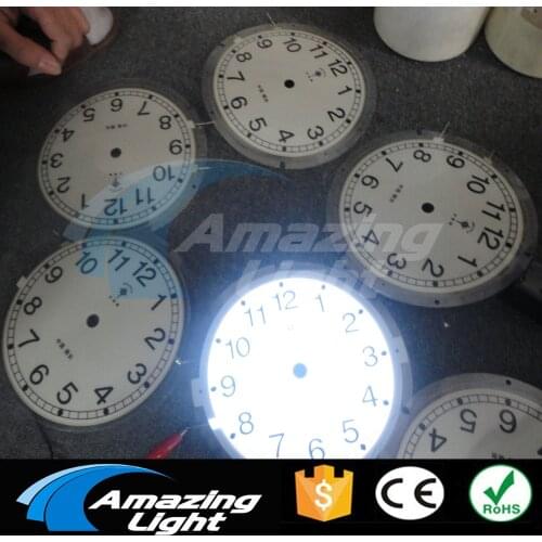 Super brightness18cm diameter clock EL panel el backlight panel EL sheet LCD display free shipping
