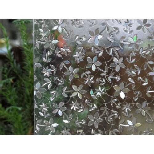 Sales 29cm 1pc 3m 3D Static Thickening High Quality Decorative Stained Glass Window Film Decorative Film Window Sticker