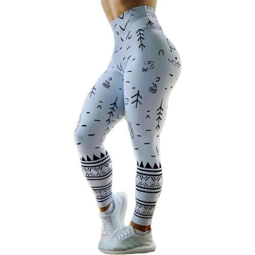 Women 3D Printed Sport Leggings High Waist Yoga Pant Elastic Quick Dry Running Sportwear Girls Gym Workout Tights Gymwear Female