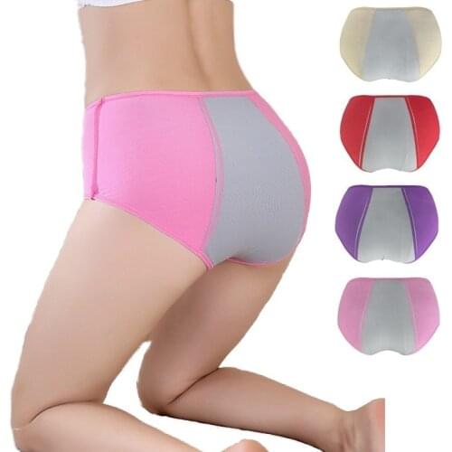 New Arrivals Ma'Am Menstruation Womens Panties High Waist Sexy Postpartum Underwear To Prevent Leakage Briefs