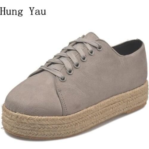 Women Flats Casual Shoes Autumn Fashion Leopard Outdoor Breathable Couple Shoes Woman Platform Lace Up Plus Size 35-43