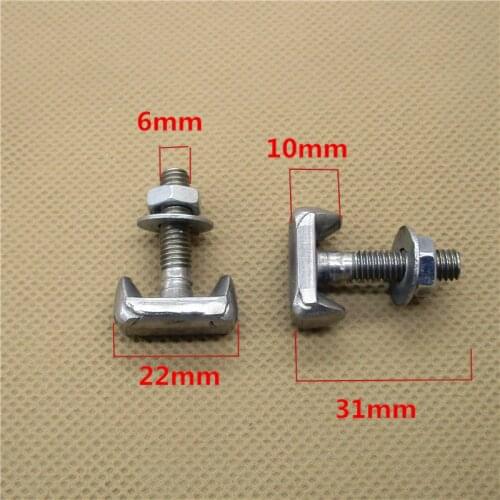Fit for Volkswagen lavon line lavon passat Polo car battery line screw T screw battery pile head chuck 1pcs