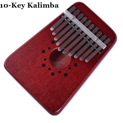 10 Key Kalimba African Thumb Piano Finger Percussion Keyboard Music Instruments Kids Toy Marimba Wood Karimba Child