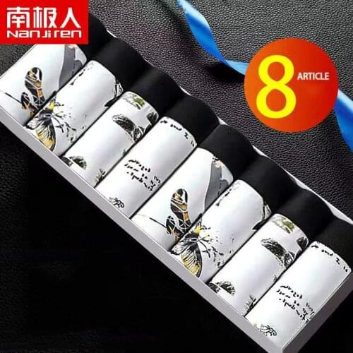 2021Pure Cotton Male Panties Mens Underwear Boxers Breathable Sexy Man Boxer Solid Underpants Comfortable Plus Size BoxerShorts