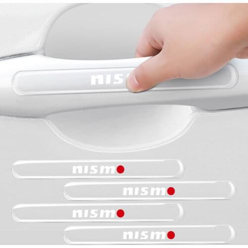 Car Door Handle Anti-collision Strip Decoration for Nissan Nismo X-trail Almera Qashqai Tiida Teana Car Decoration Accessories