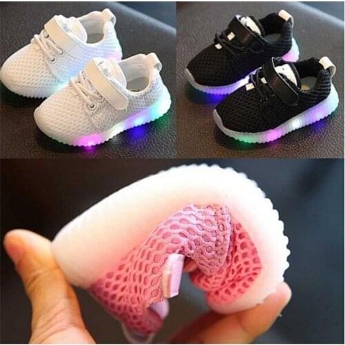 Children Casual Shoes Led Shoes Toddler Baby Boys Girls Kids Luminous Sneakers Light Up Shoes