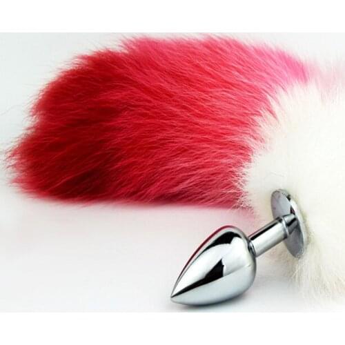 Erotic Toys Prostate Massage Anal Fox Tail Metal Butt Plug Gay Toys Adult Game Toy Sexshop Sex Products Anal juguetes sexuales