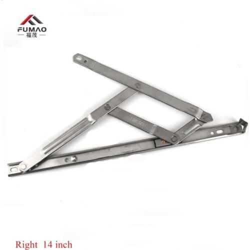 FUMAO 14 inch 304 Stainless Steel Security Window Latches / Window Stay / Wind Brace