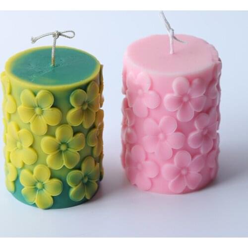 Butterfly Frangipani Crystal Plastic Candle Epoxy Mold for DIY Handmade Aromatherapy Candle Ornaments Handicrafts Soap Mould Han