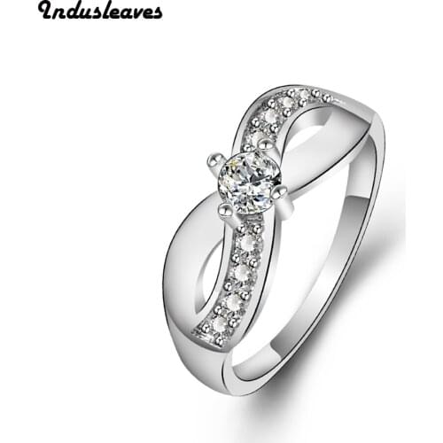 Кольца с фианитами для женщин Indusleaves China At AliExpress