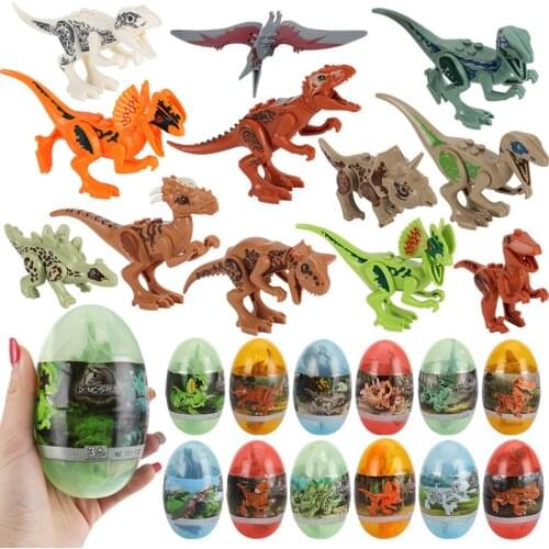 Jurassic World 2 Building Blocks Dinosaurs Eggs Figures Bricks Rex Assemble Blocks Toys Kids Funny Toys for Children Toys Gifts