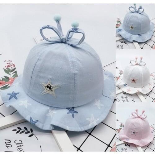 Summer Sunscreen Hats New Baby Hat Kawaii Style Cute Girls Toddler Boys Fisherman Caps Fashion Children Basin Шапка Детская